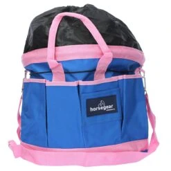 Poetstas Met Badge Horsegear Blauw-roze