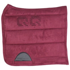 Puff Pad QHP Super Grip Donkerrood