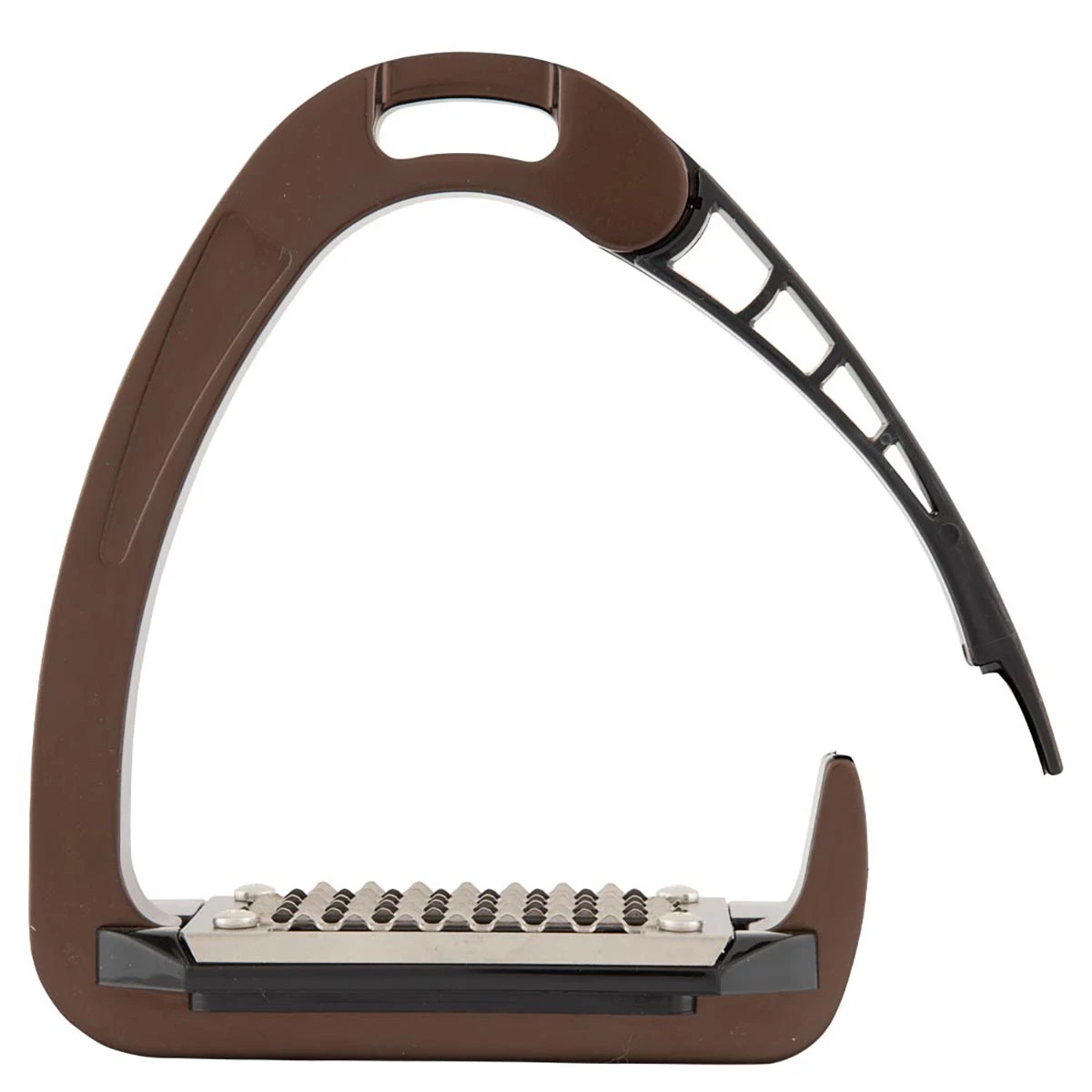 Veiligheidsbeugels Acavallo Arena AluPRO Donkerbruin-zwart - Afbeelding 2