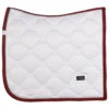 Zadeldek Equestrian Stockholm White Perfection Bordeaux Wit-rood
