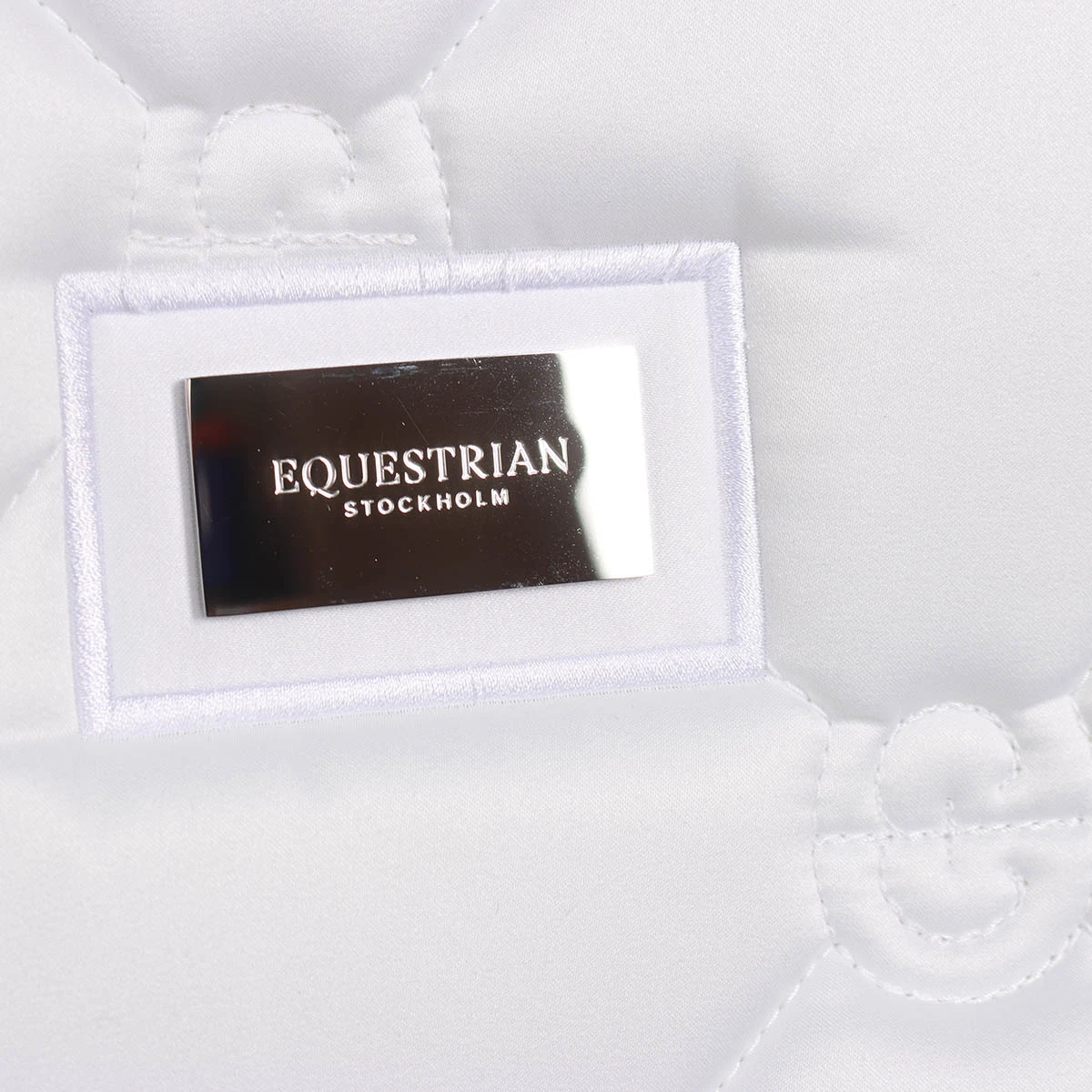 Zadeldek Equestrian Stockholm White Perfection Bordeaux Wit-rood - Afbeelding 5