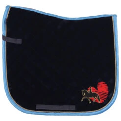 Zadeldek Harry's Horse Friesian Style Donkerblauw