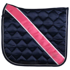 Zadeldek Horsegear Raya Donkerblauw-roze