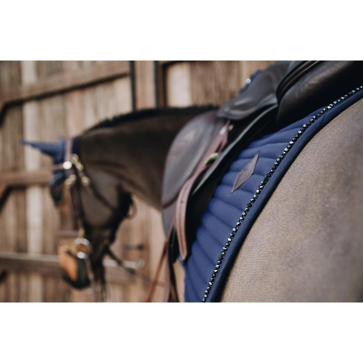 Zadeldek Kentucky Pearls Jumping Donkerblauw - Afbeelding 2