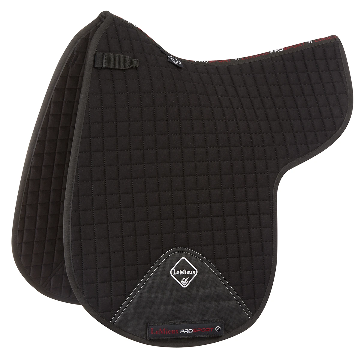 Zadeldek LeMieux Cotton Numnah Dressage Zwart