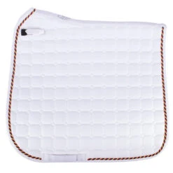 Zadeldek QHP Flag BE + DE Wit