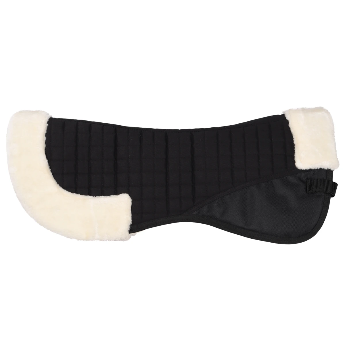 Zadelonderlegger Epplejeck Faux Fur Black-beige - Afbeelding 2